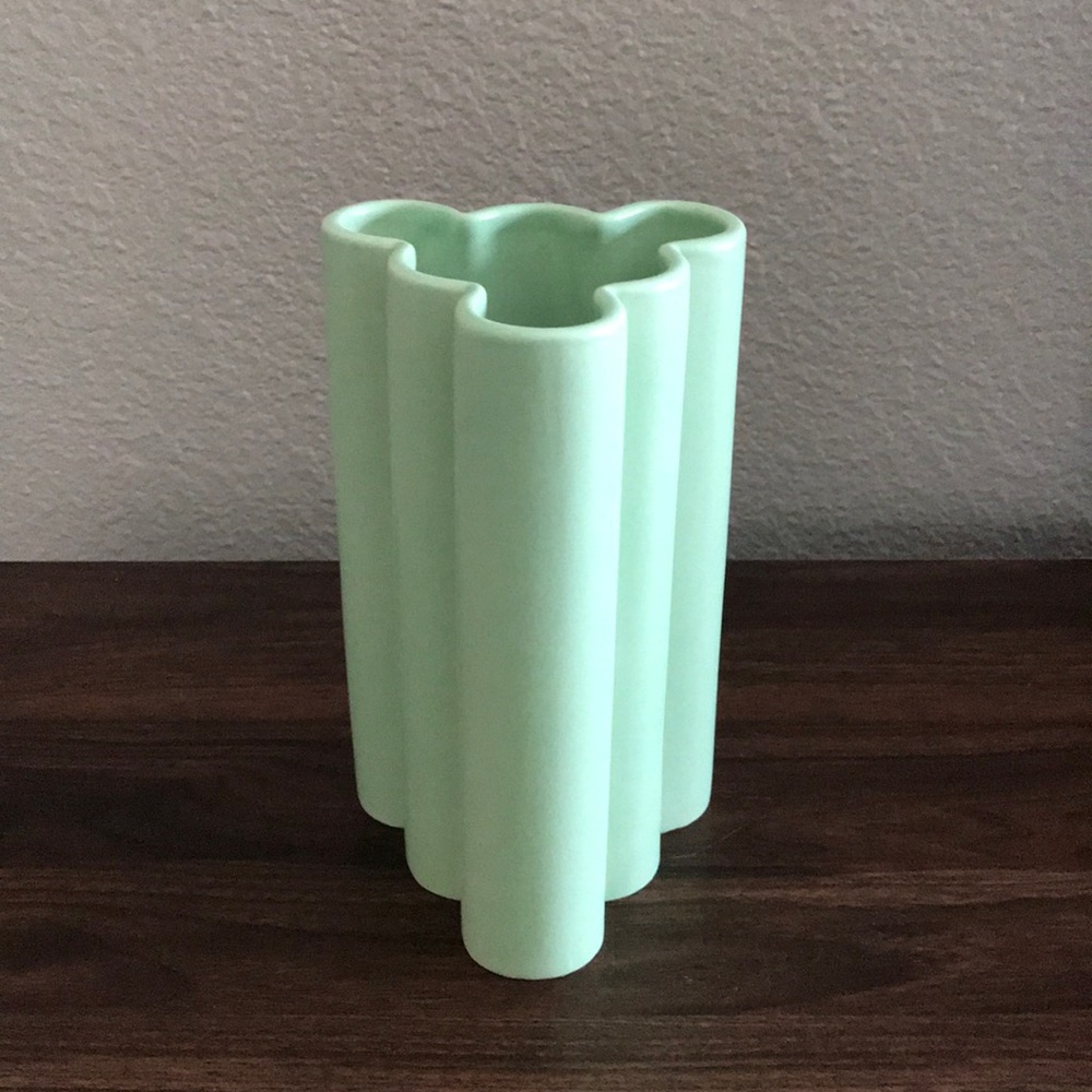 Jonathan Adler Mint Cloud Pottery Vase